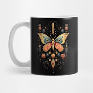Colourful Moth Mug
